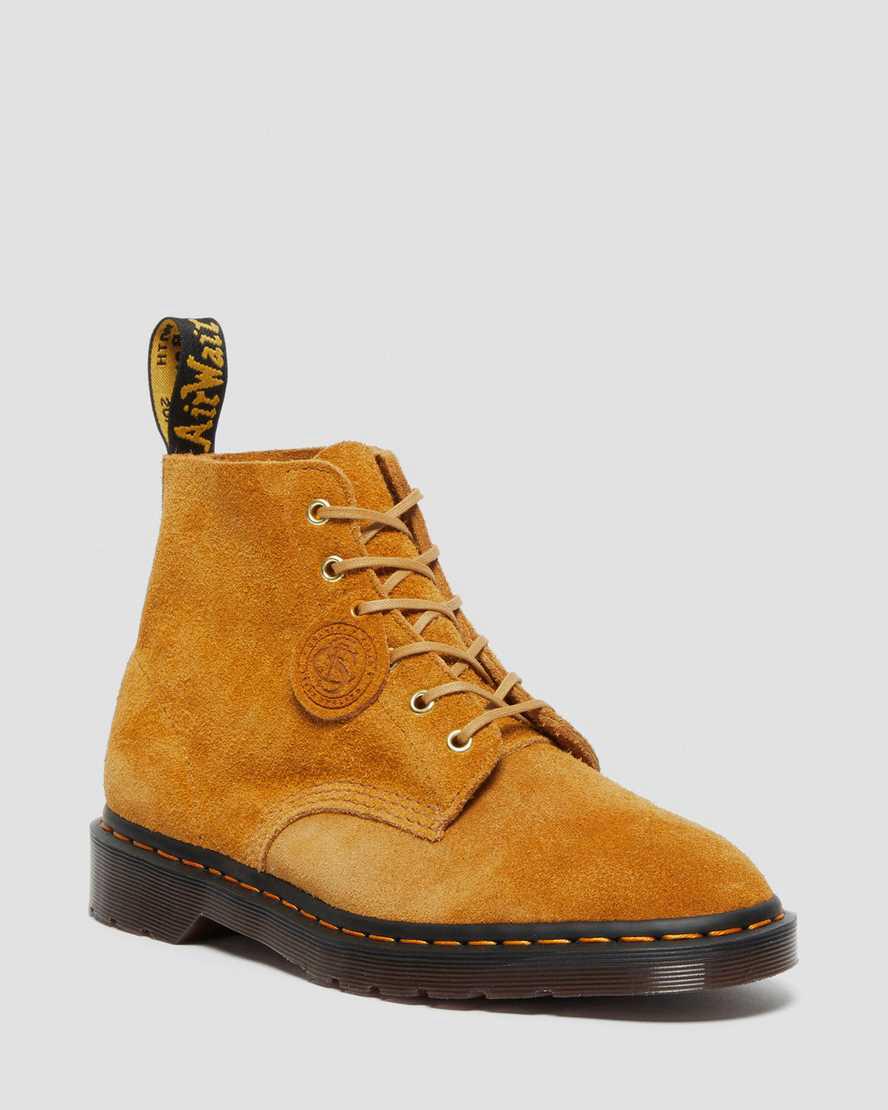 Dr Martens 101 Süet Kadın Bilek Boy Bot Sarı Türkiye | 10497-WZIY