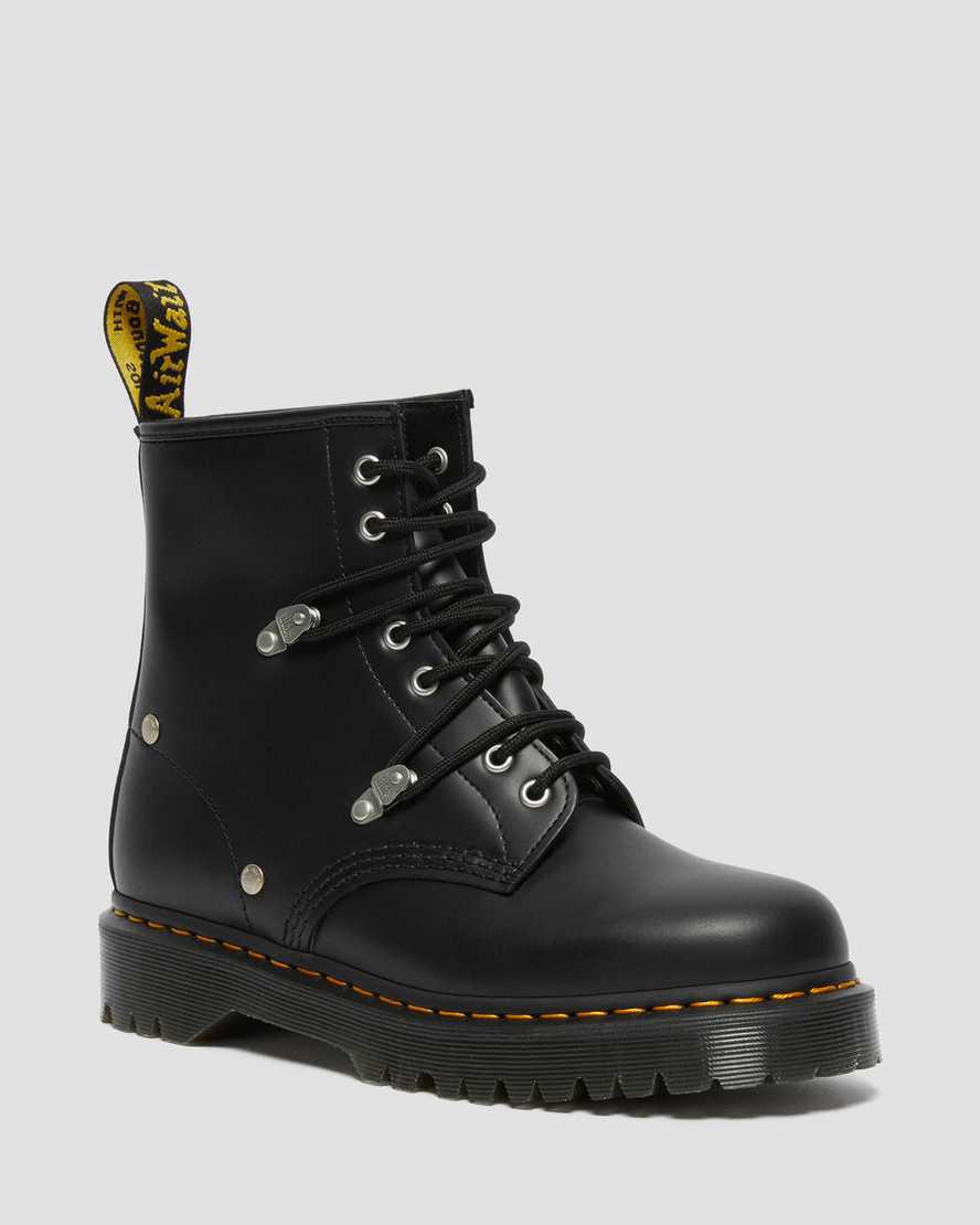 Dr Martens 1460 Bex Stud Deri Erkek Bağcıklı Bot Siyah Türkiye | 51942-ATBY