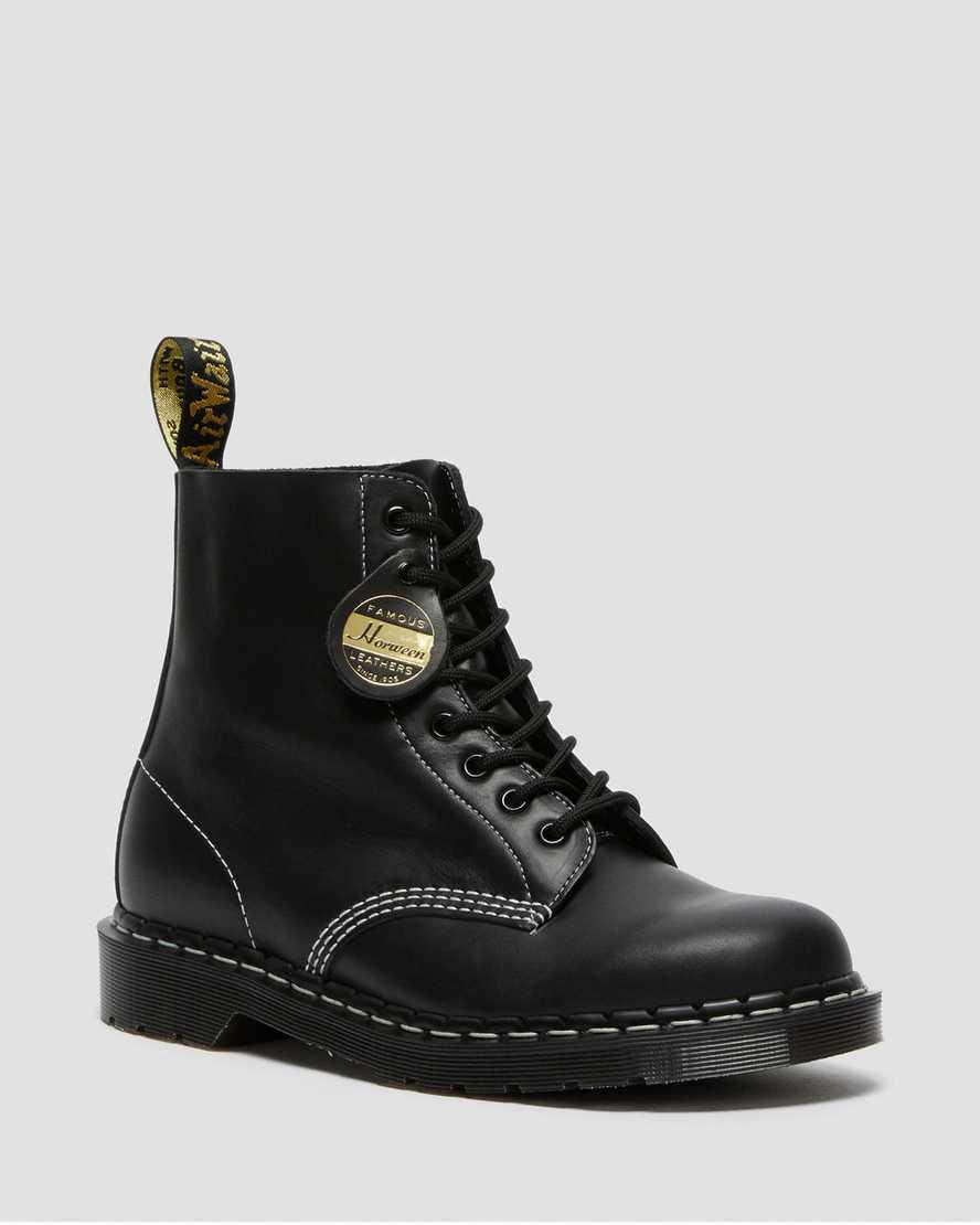Dr Martens 1460 Pascal Made in England Cavalier Deri Dantel Up Erkek Bilek Boy Bot Siyah Türkiye | 07926-KOYP
