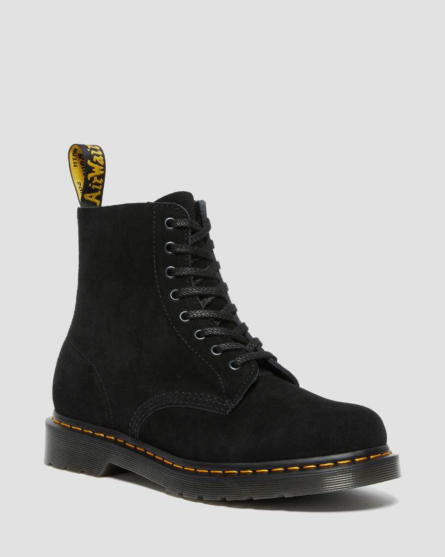 Dr Martens 1460 Pascal Süet Dantel Up Kadın Bilek Boy Bot Siyah Türkiye | 06952-OGZS