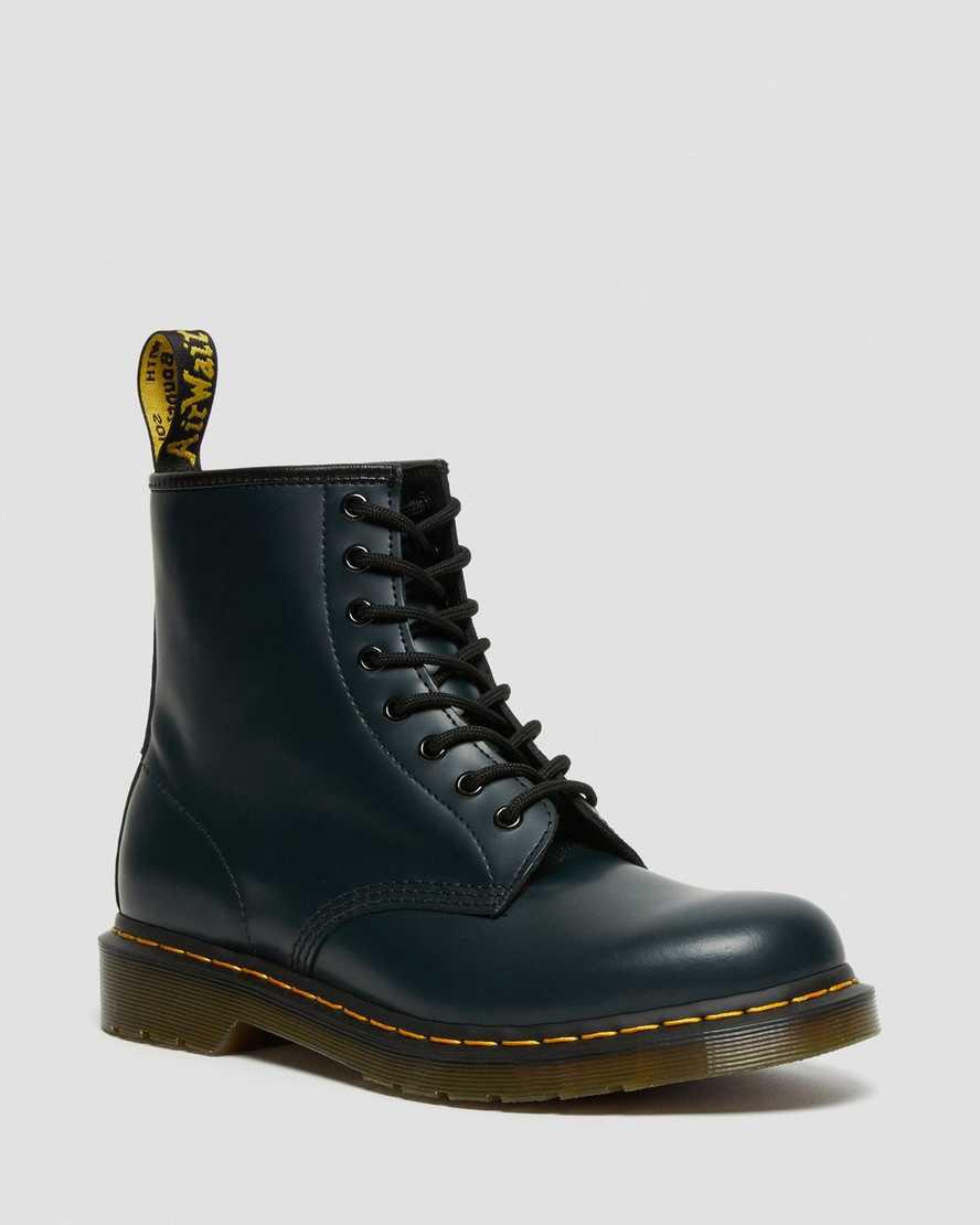 Dr Martens 1460 Smooth Deri Erkek Bağcıklı Bot Lacivert Türkiye | 73528-DGNE