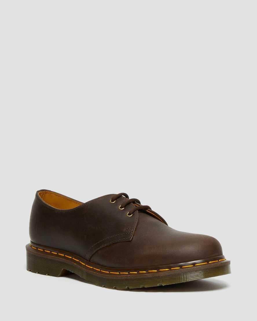 Dr Martens 1461 Crazy Horse Deri Kadın Oxford Ayakkabı Kahverengi Türkiye | 94376-GCBU