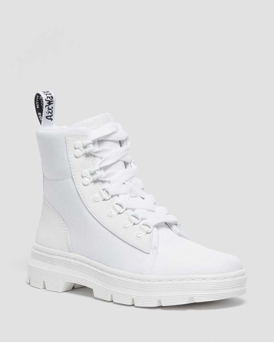 Dr Martens Combs Poly Kadın Bilek Boy Bot Beyaz Türkiye | 86742-ZDWS
