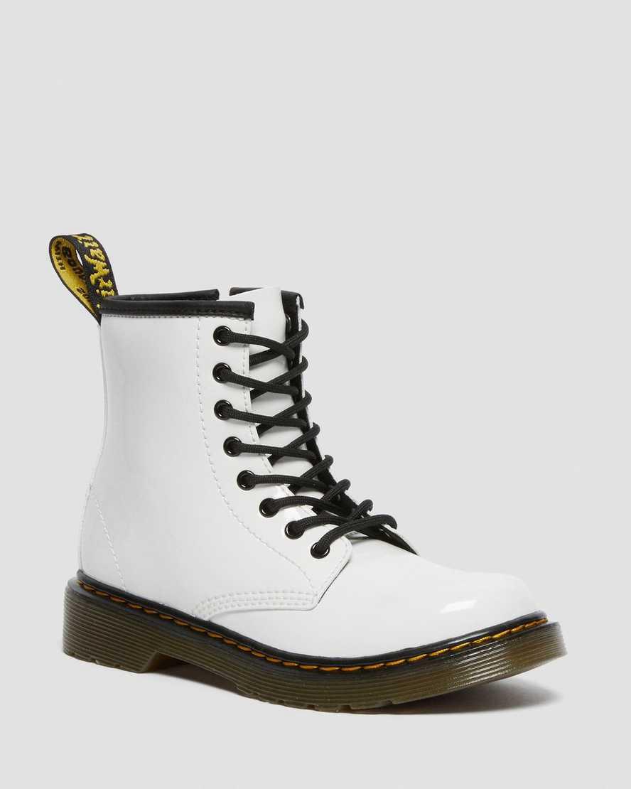 Dr Martens Junior 1460 Rugan Deri Çocuk Bağcıklı Bot Lamper Türkiye | 64357-OLWV
