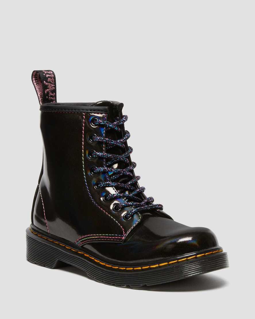Dr Martens Junior 1460 Sparkle Rays Çocuk Bağcıklı Bot Siyah Türkiye | 29130-KICY