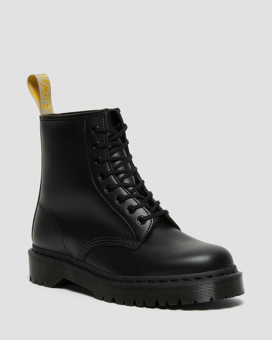 Dr Martens Vegan 1460 Bex Mono Dantel Up Kadın Kalın Taban Bot Siyah Türkiye | 03612-UJPI