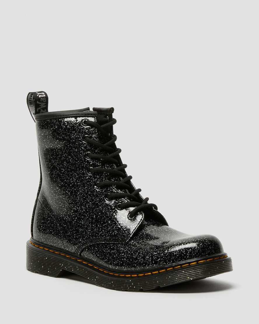 Dr Martens Youth 1460 Glitter Çocuk Bağcıklı Bot Siyah Türkiye | 29634-BPAT