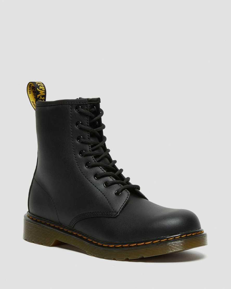 Dr Martens Youth 1460 Softy T Deri Çocuk Bağcıklı Bot Siyah Türkiye | 25918-ONMD