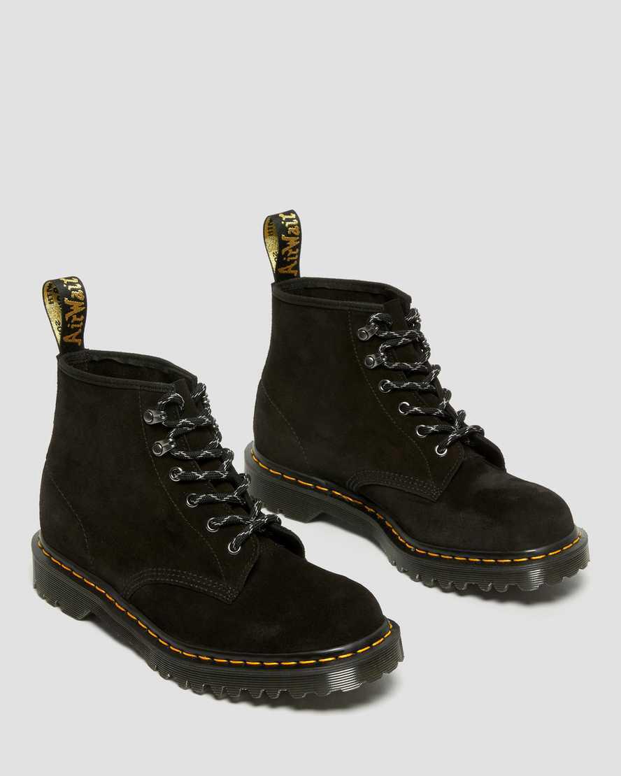 Dr Martens 101 Made in England Ben Süet Erkek Bilek Boy Bot Siyah  Türkiye |  15089-AGRW