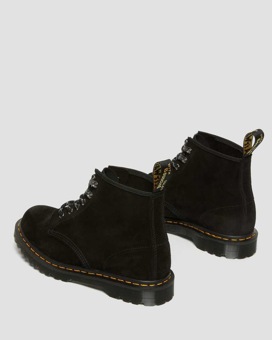 Dr Martens 101 Made in England Ben Süet Erkek Bilek Boy Bot Siyah  Türkiye |  15089-AGRW
