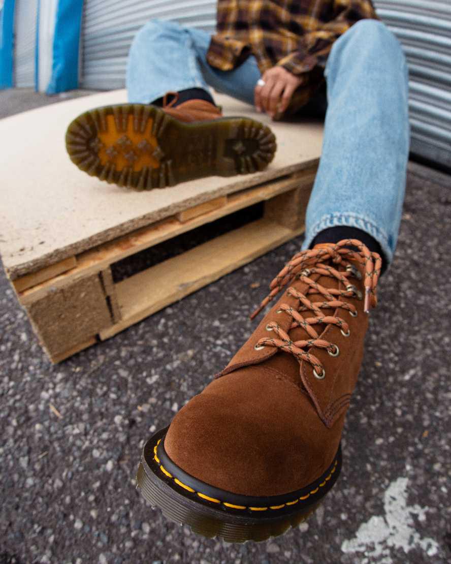 Dr Martens 101 Made in England Ben Süet Erkek Bilek Boy Bot Kahverengi  Türkiye |  95140-TDCN