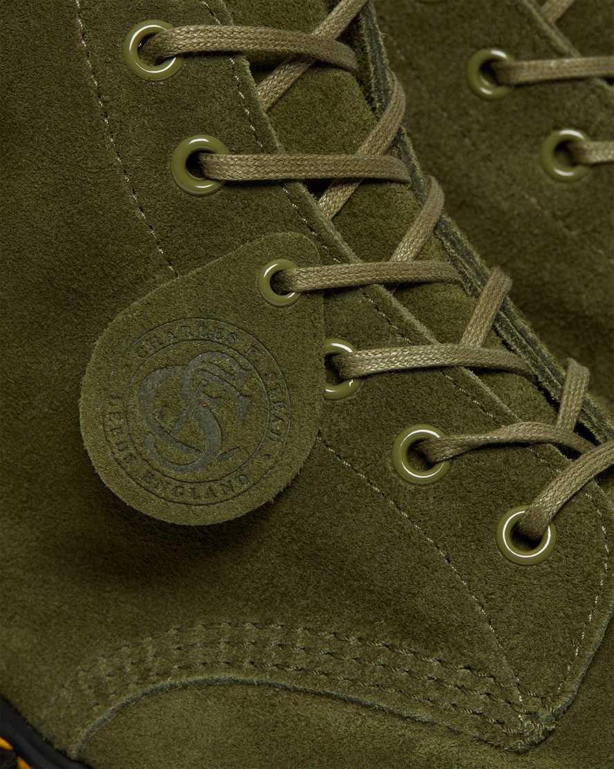 Dr Martens 101 Made in England Süet Erkek Bilek Boy Bot Yeşil  Türkiye |  91763-KRAJ