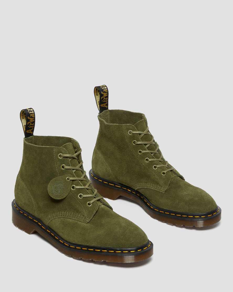 Dr Martens 101 Made in England Süet Erkek Bilek Boy Bot Yeşil  Türkiye |  91763-KRAJ