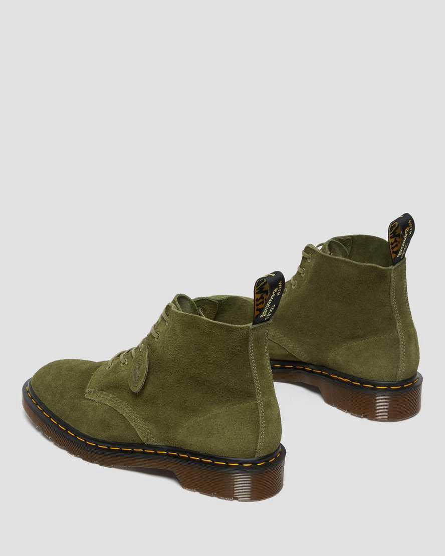 Dr Martens 101 Made in England Süet Erkek Bilek Boy Bot Yeşil  Türkiye |  91763-KRAJ