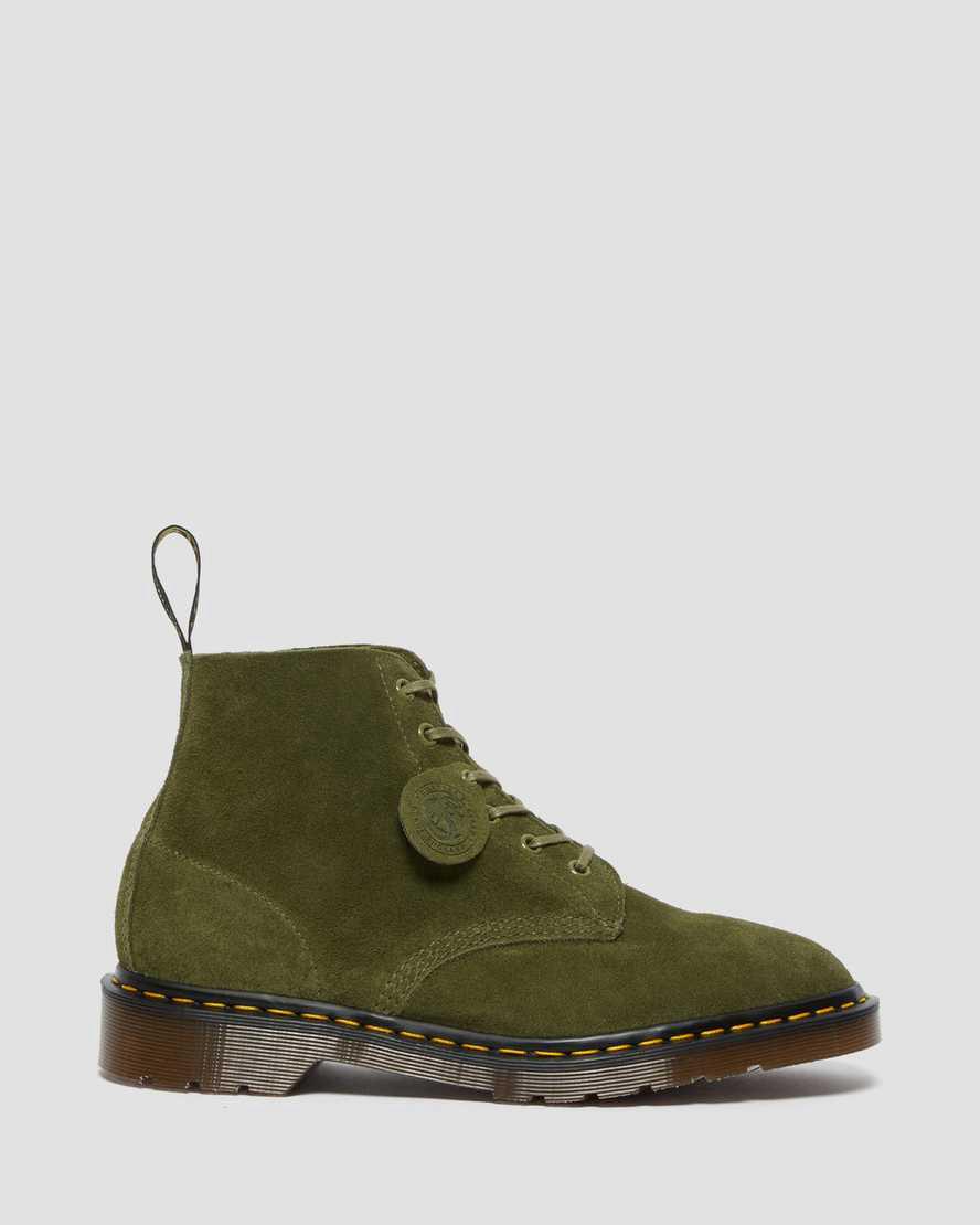 Dr Martens 101 Made in England Süet Erkek Bilek Boy Bot Yeşil  Türkiye |  91763-KRAJ