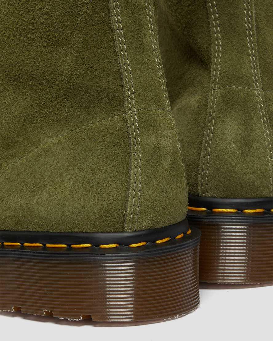 Dr Martens 101 Made in England Süet Erkek Bilek Boy Bot Yeşil  Türkiye |  91763-KRAJ