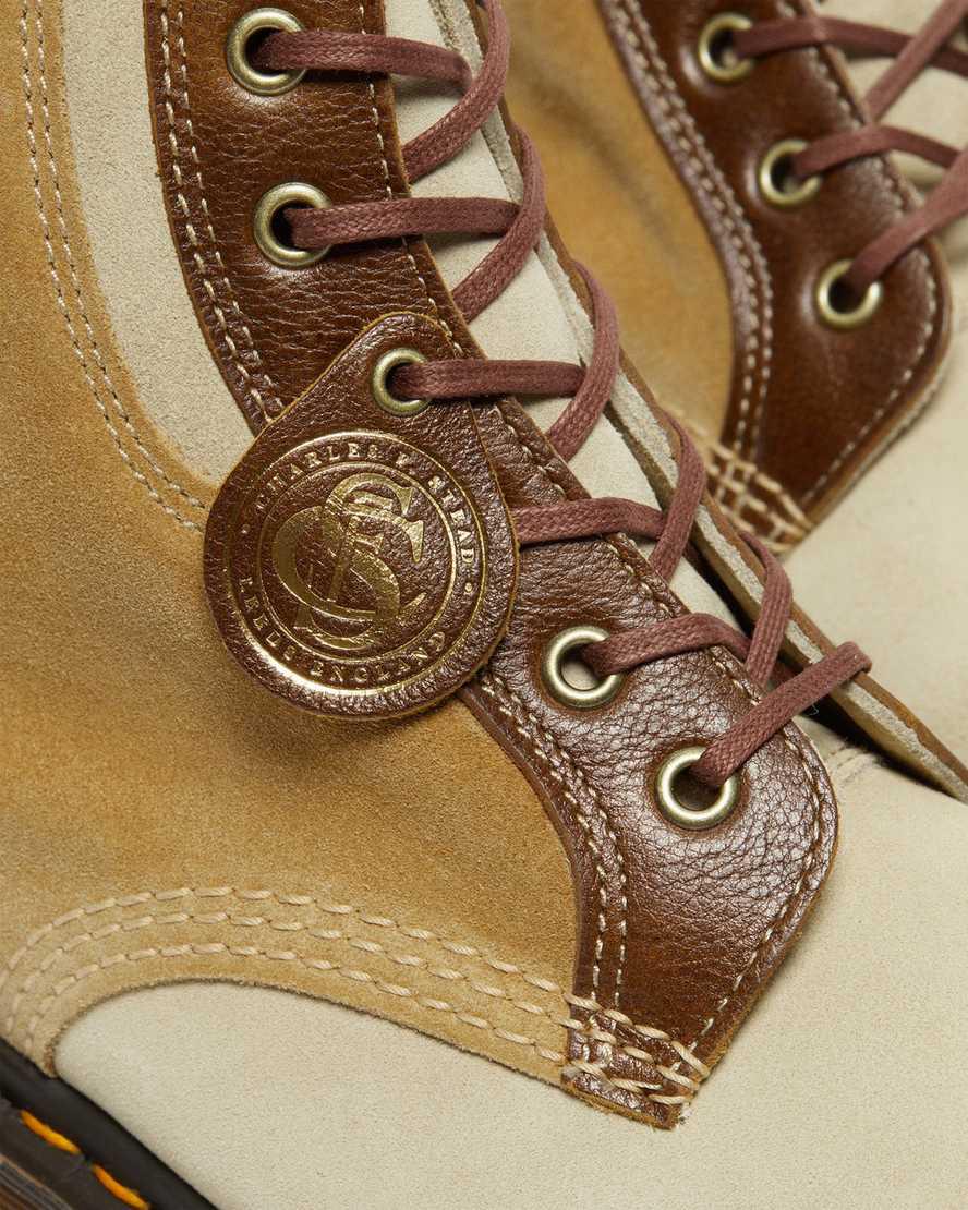 Dr Martens 101 Made in England Süet Kadın Bilek Boy Bot Haki  Türkiye |  09823-XANF
