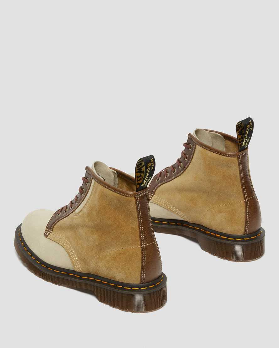 Dr Martens 101 Made in England Süet Kadın Bilek Boy Bot Haki  Türkiye |  09823-XANF