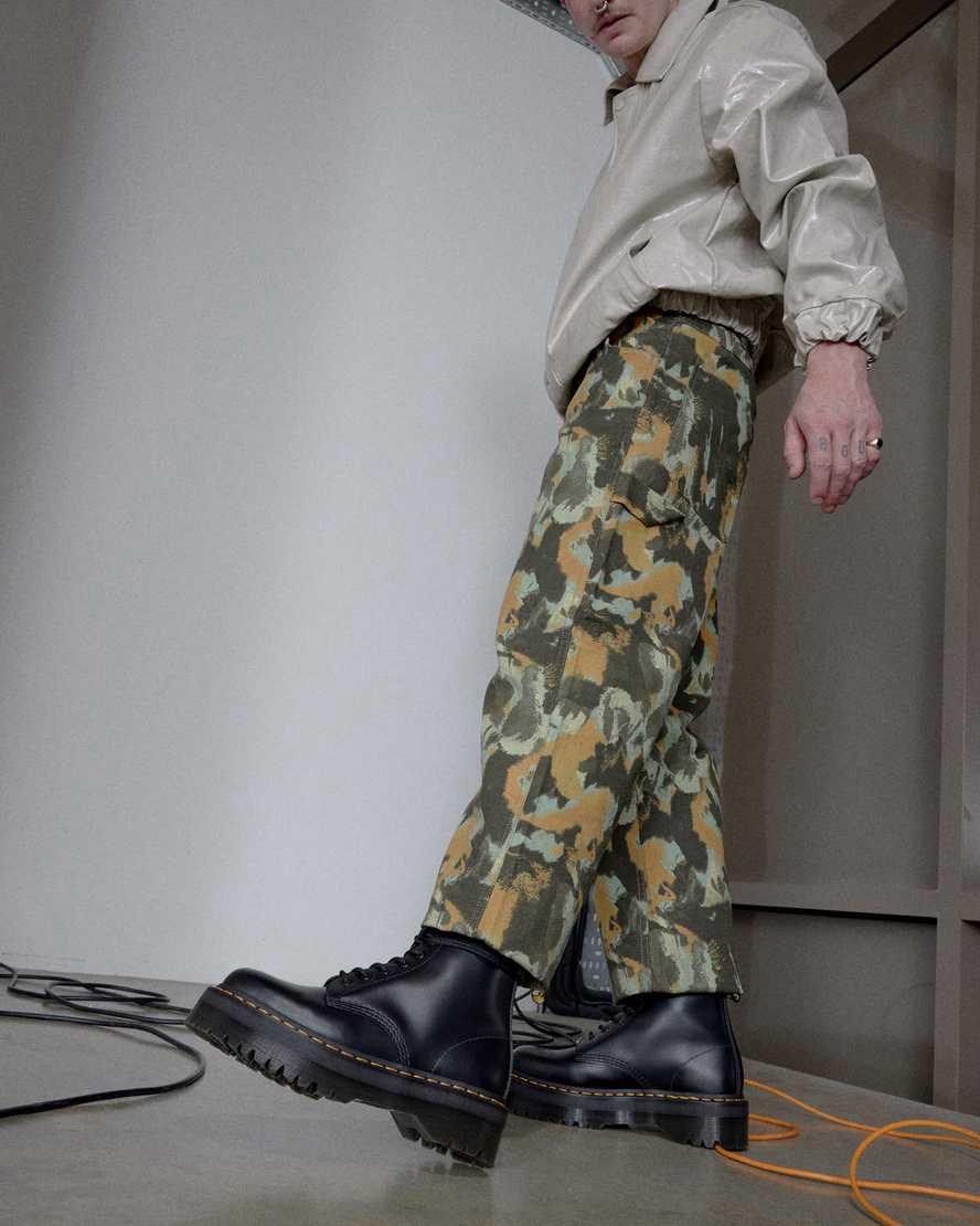 Dr Martens 101 Smooth Deri Platform Kadın Bilek Boy Bot Siyah  Türkiye |  51794-VFUL