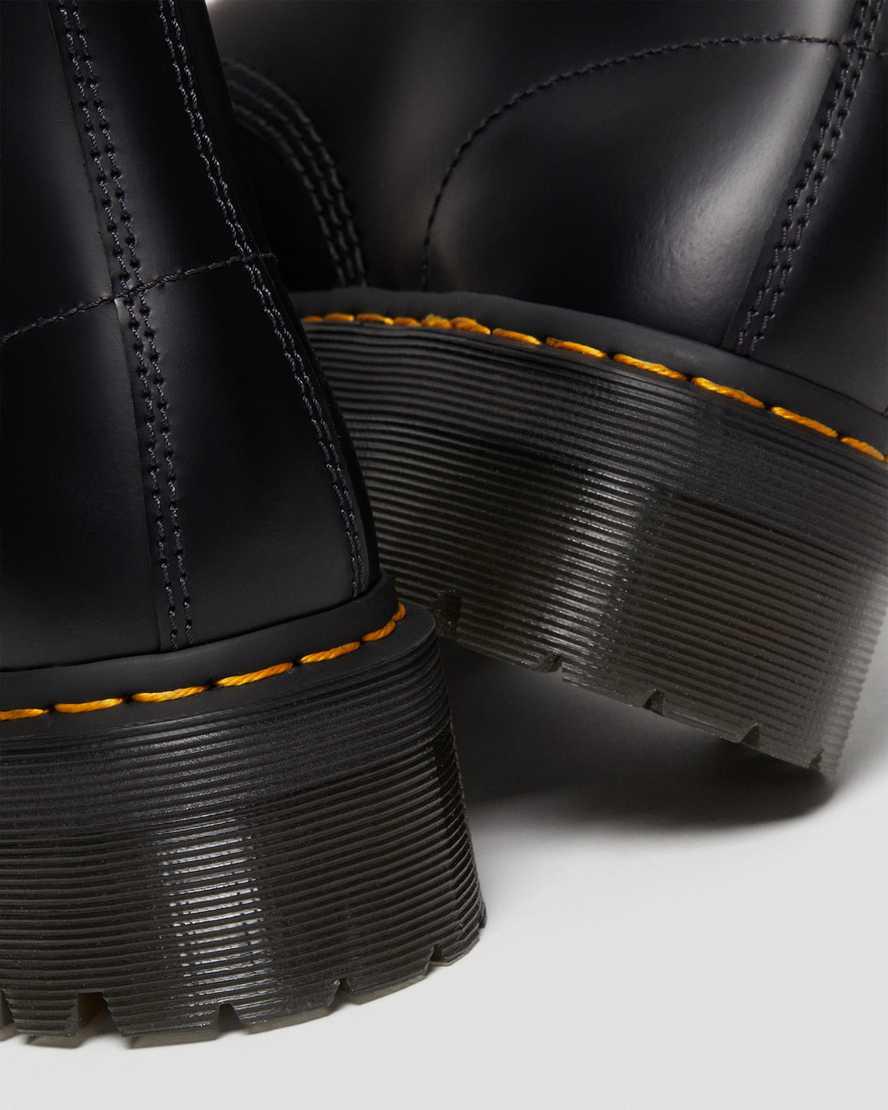 Dr Martens 101 Smooth Deri Platform Kadın Bilek Boy Bot Siyah  Türkiye |  51794-VFUL