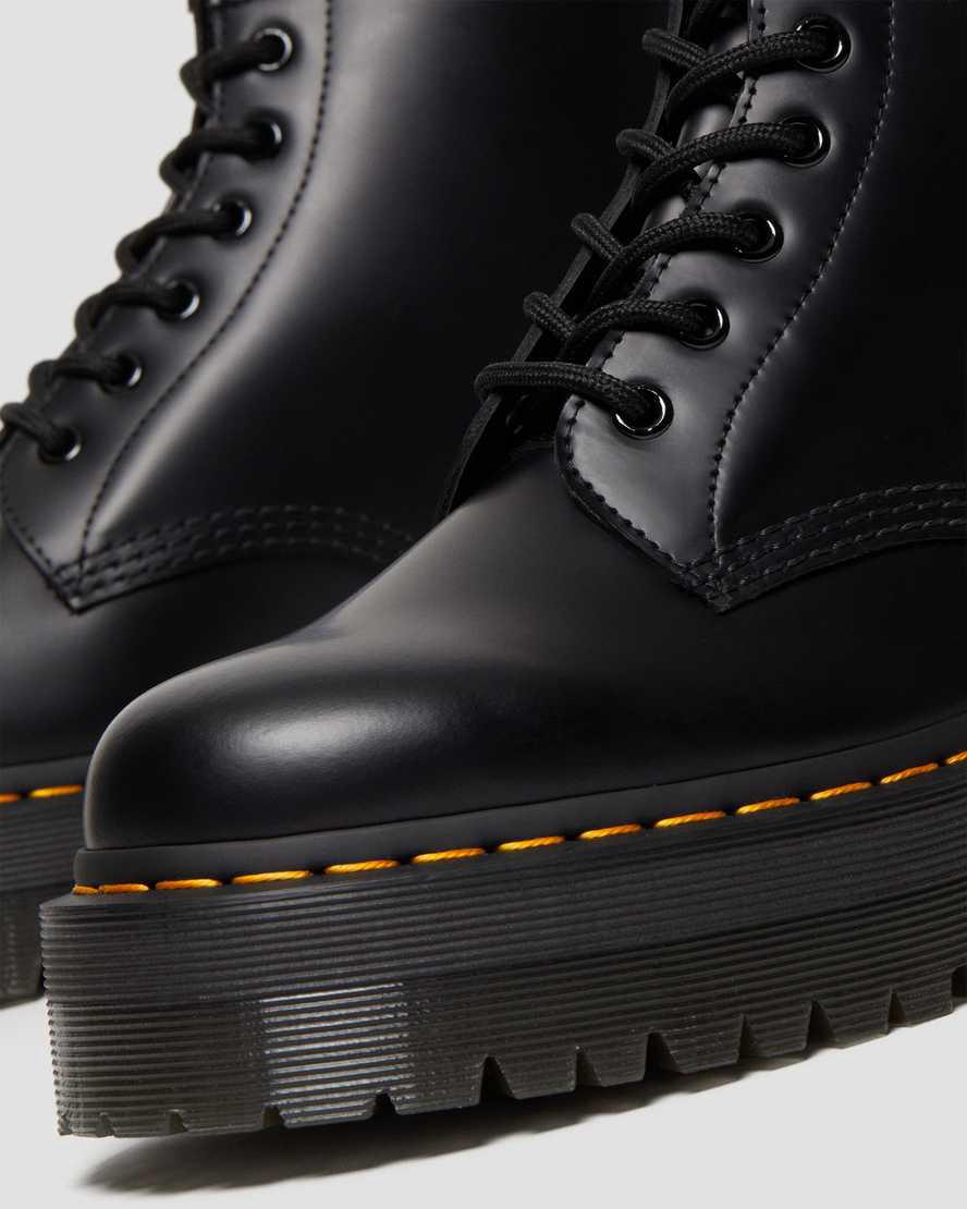 Dr Martens 101 Smooth Deri Platform Kadın Bilek Boy Bot Siyah  Türkiye |  51794-VFUL