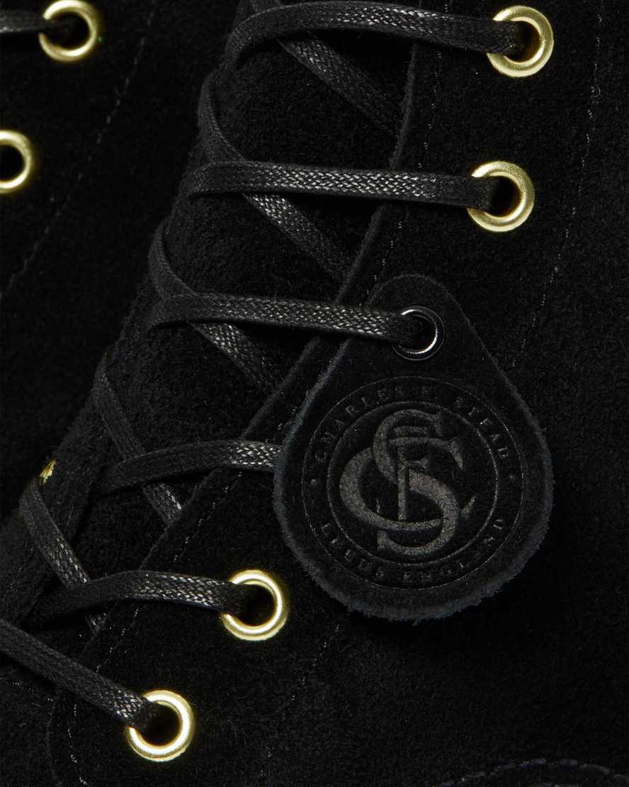 Dr Martens 101 Süet Erkek Bilek Boy Bot Siyah  Türkiye |  38924-KUCL