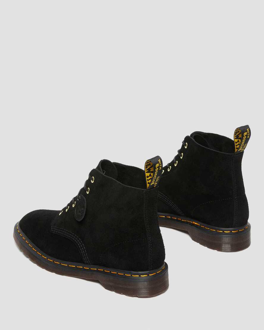 Dr Martens 101 Süet Erkek Bilek Boy Bot Siyah  Türkiye |  38924-KUCL