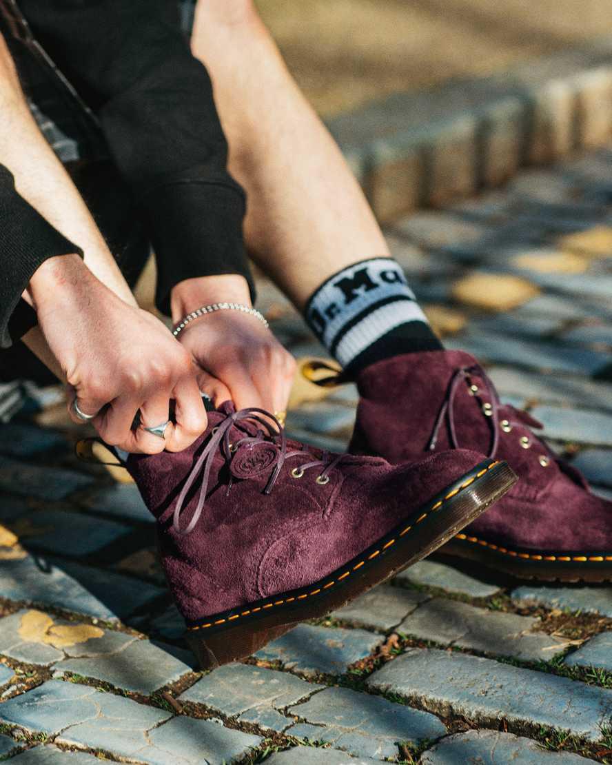 Dr Martens 101 Süet Erkek Bilek Boy Bot Mor  Türkiye |  49620-EKZR