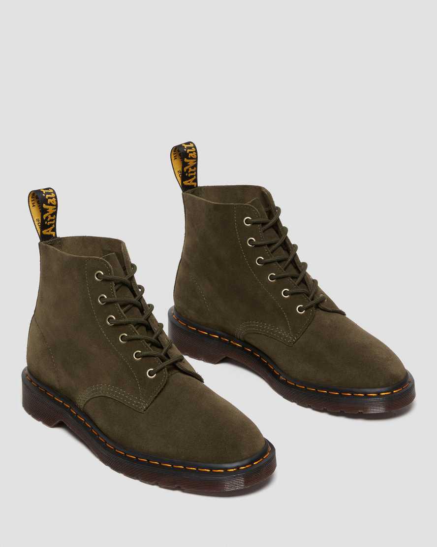 Dr Martens 101 Süet Kadın Bilek Boy Bot Zeytin Yeşili  Türkiye |  36248-JYAE