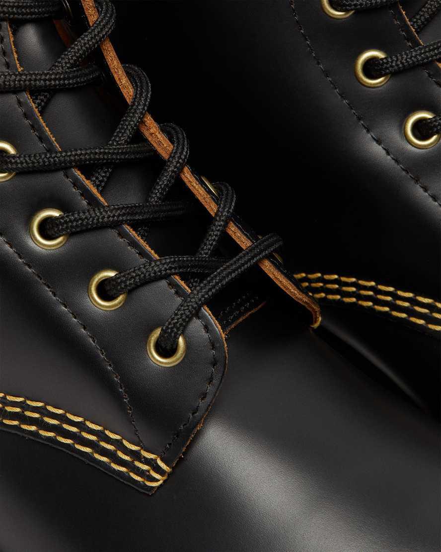Dr Martens 101 Vintage Smooth Deri Erkek Bilek Boy Bot Siyah  Türkiye |  91248-HXIK