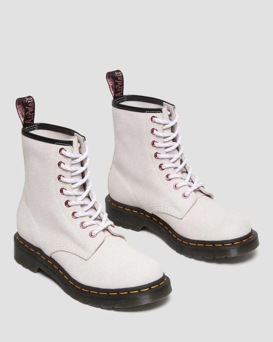 Dr Martens 1460 Bejeweled Dantel Up Kadın Bilek Boy Bot Beyaz  Türkiye |  96205-HYVM