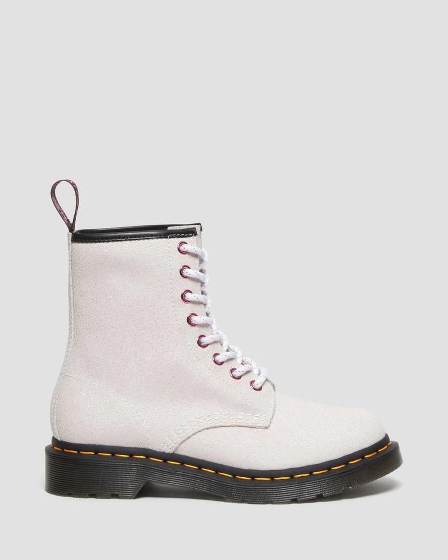 Dr Martens 1460 Bejeweled Dantel Up Kadın Bilek Boy Bot Beyaz  Türkiye |  96205-HYVM