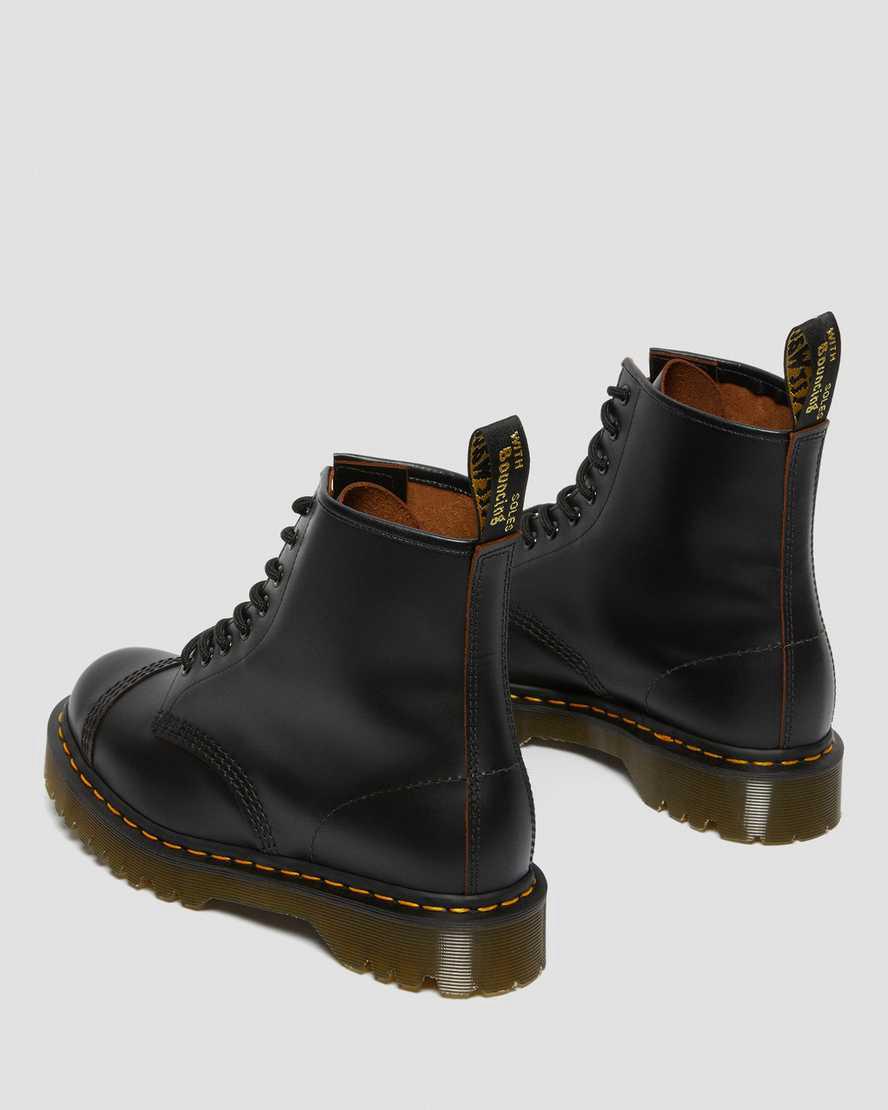 Dr Martens 1460 Bex Made in England Burunlu Cap Dantel Up Kadın Bilek Boy Bot Siyah  Türkiye |  78026-FIRL