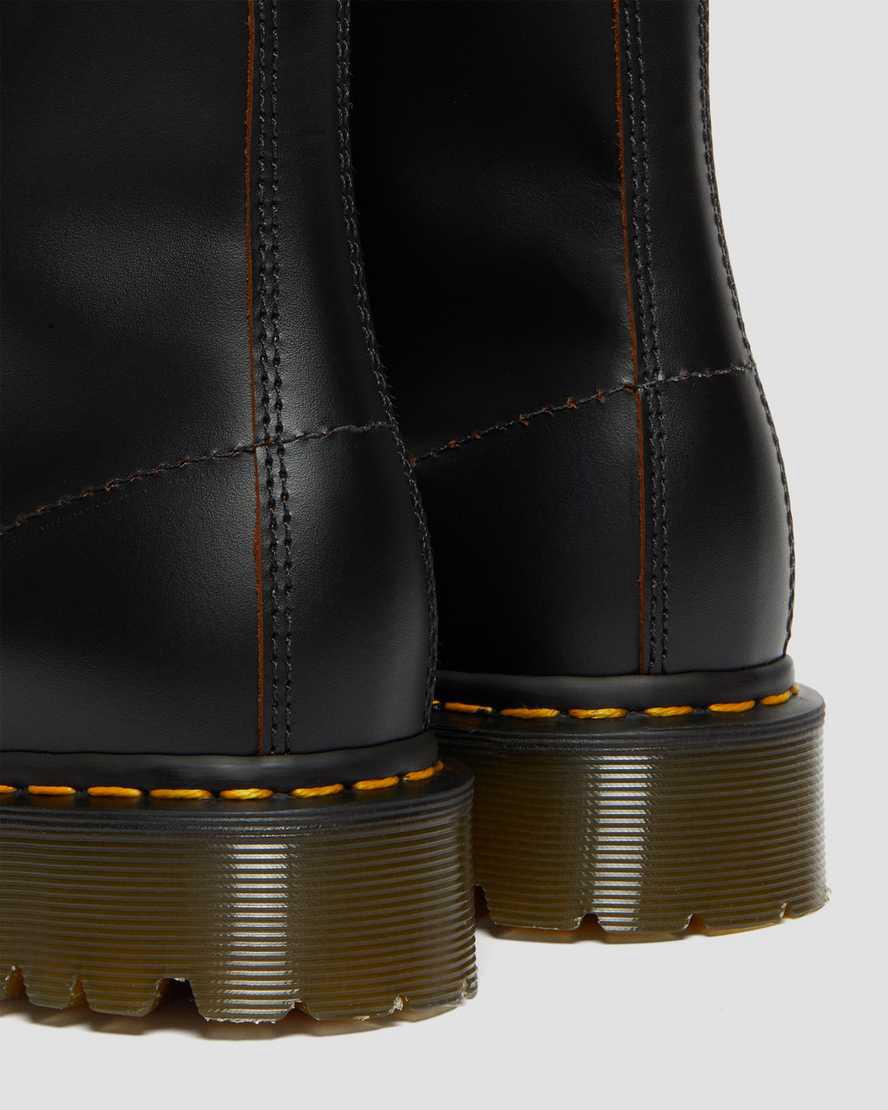 Dr Martens 1460 Bex Made in England Burunlu Cap Dantel Up Kadın Bilek Boy Bot Siyah  Türkiye |  78026-FIRL