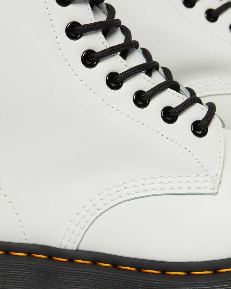 Dr Martens 1460 Bex Smooth Deri Kadın Kalın Taban Bot Beyaz  Türkiye |  07481-MHFW