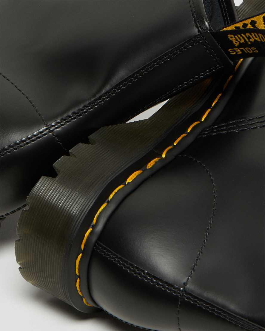 Dr Martens 1460 Bex Squared Burunlu Deri Dantel Up Kadın Kalın Taban Bot Siyah  Türkiye |  81657-PUSG