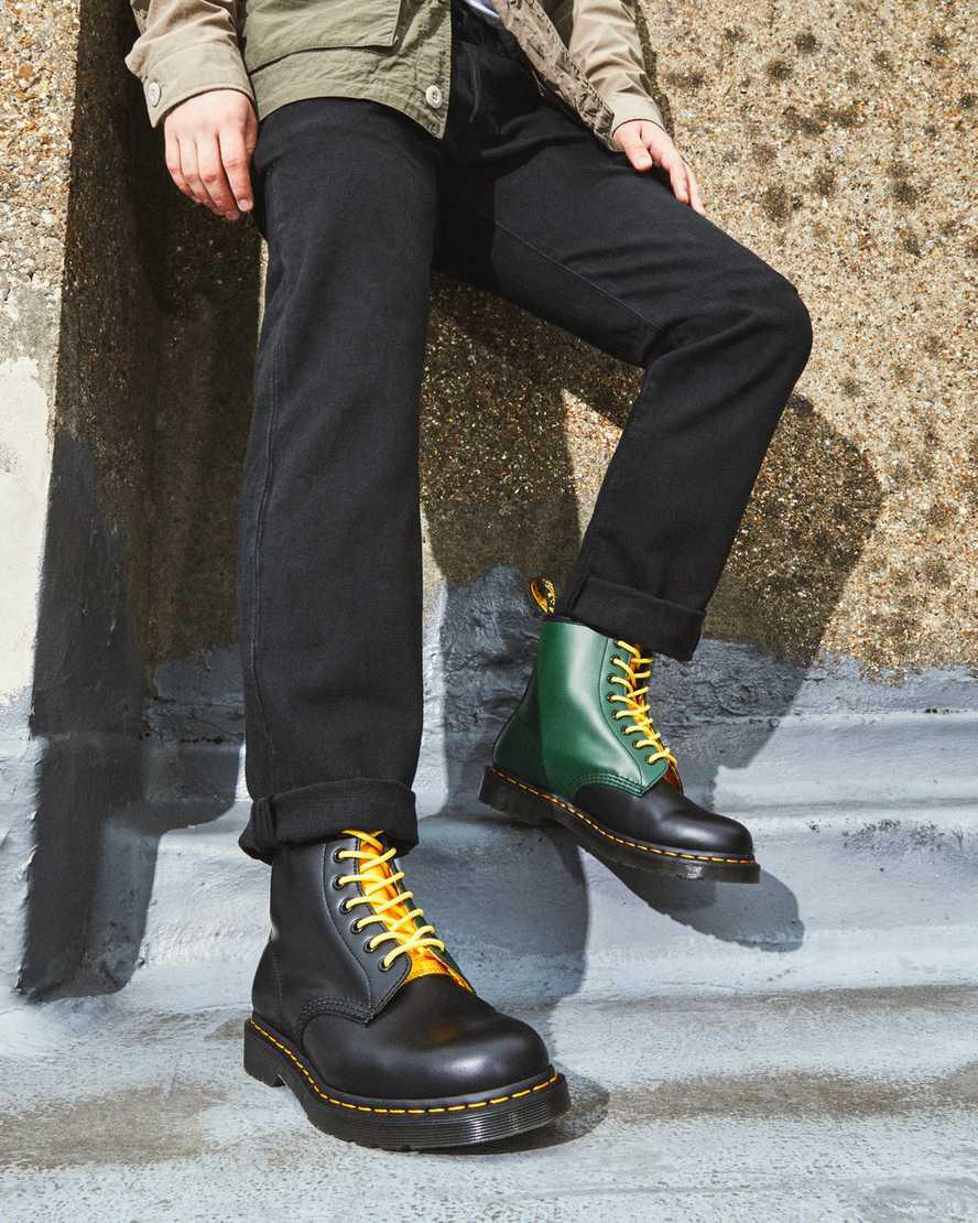 Dr Martens 1460 Contrast Smooth Deri Dantel Up Erkek Bilek Boy Bot Siyah  Türkiye |  47935-LHZC