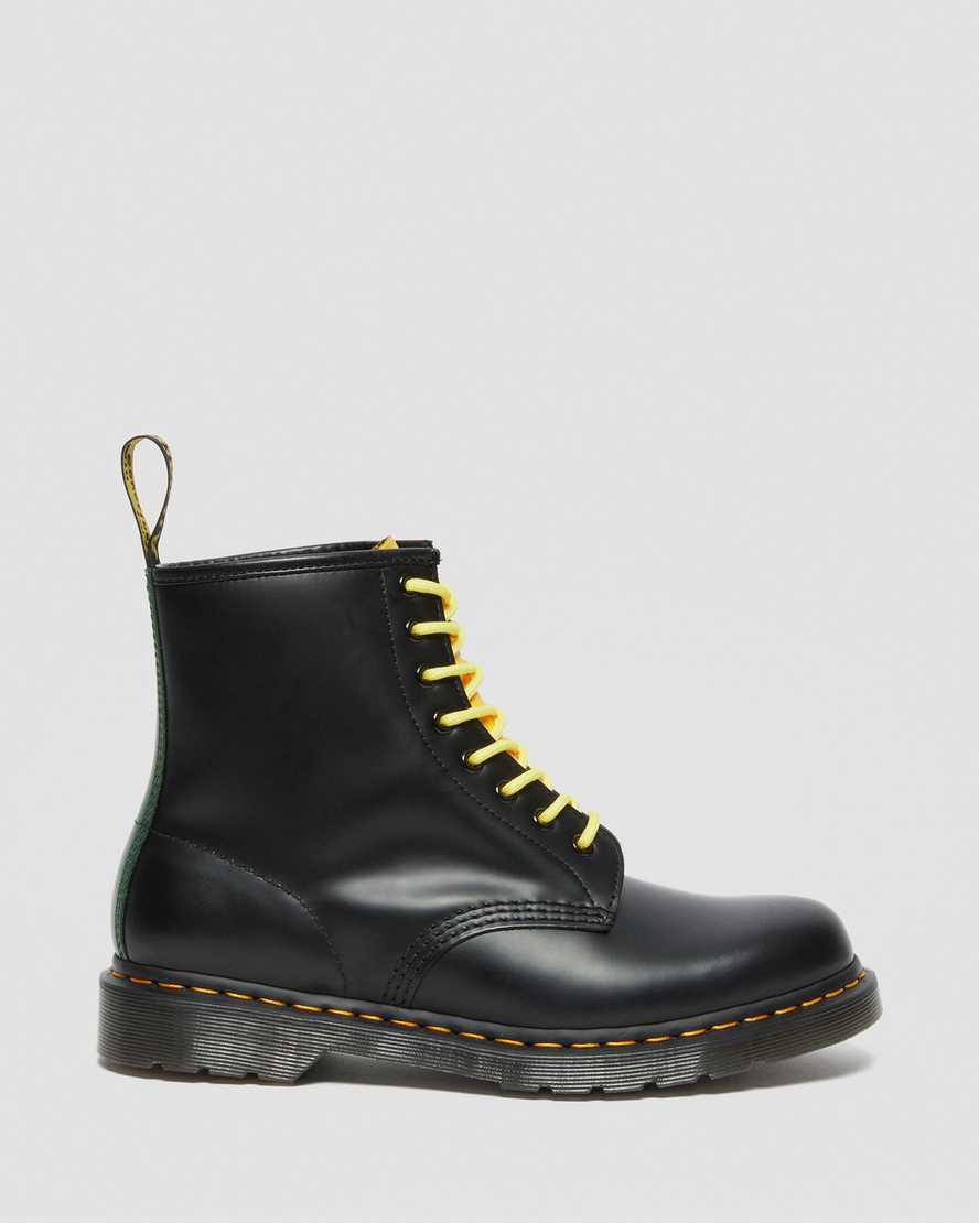 Dr Martens 1460 Contrast Smooth Deri Dantel Up Erkek Bilek Boy Bot Siyah  Türkiye |  47935-LHZC