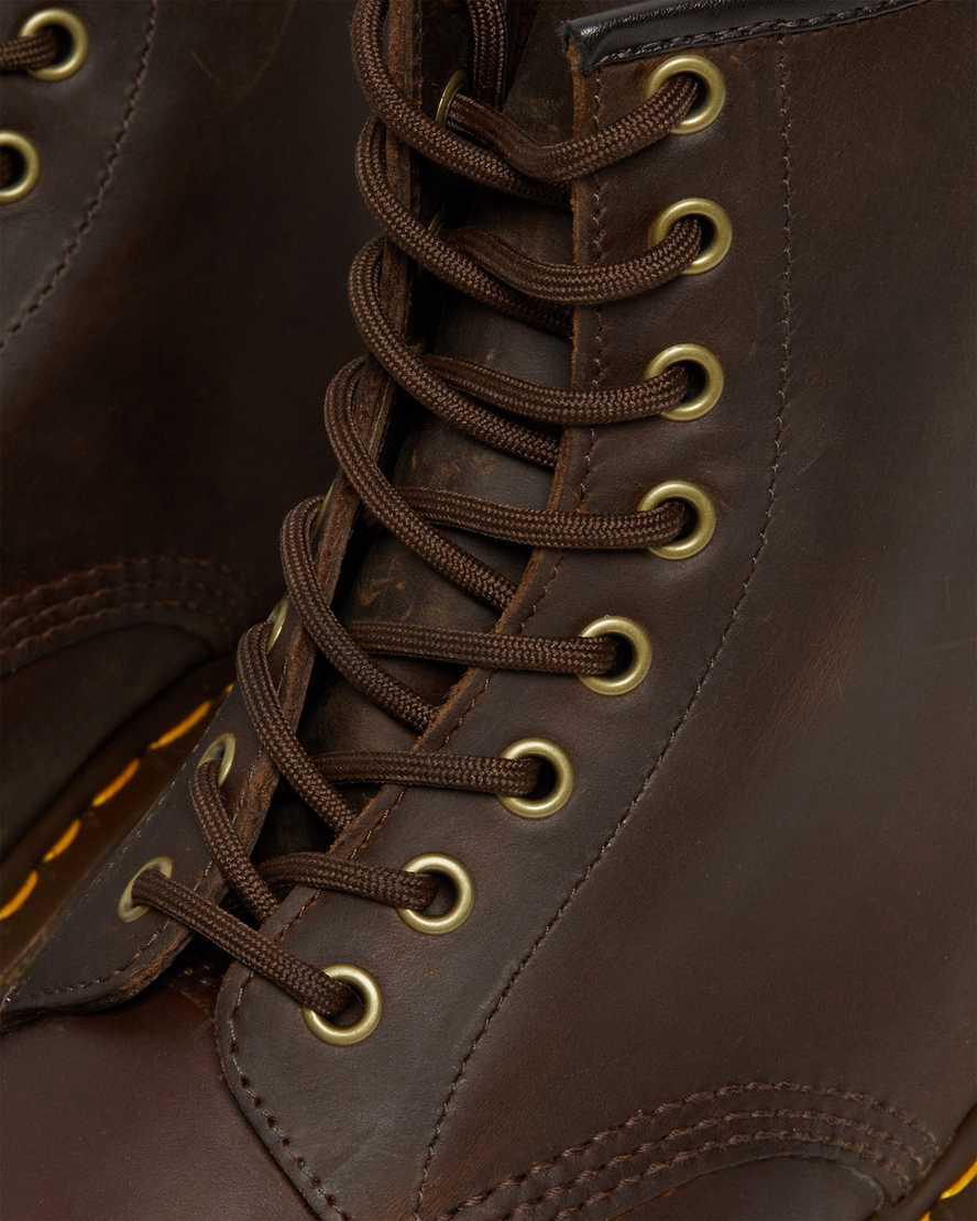 Dr Martens 1460 Crazy Horse Deri Kadın Bağcıklı Bot Kahverengi  Türkiye |  40917-SNLU