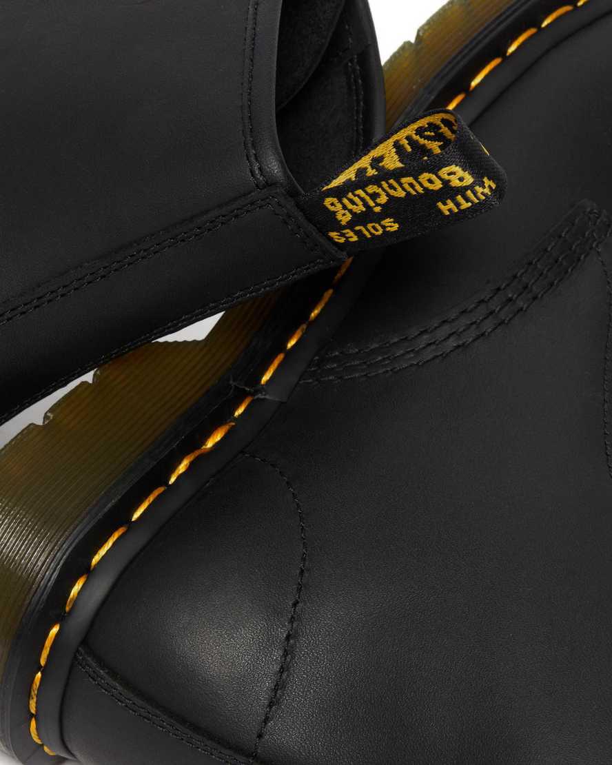 Dr Martens 1460 Greasy Deri Kadın Bağcıklı Bot Siyah  Türkiye |  93486-RGMJ