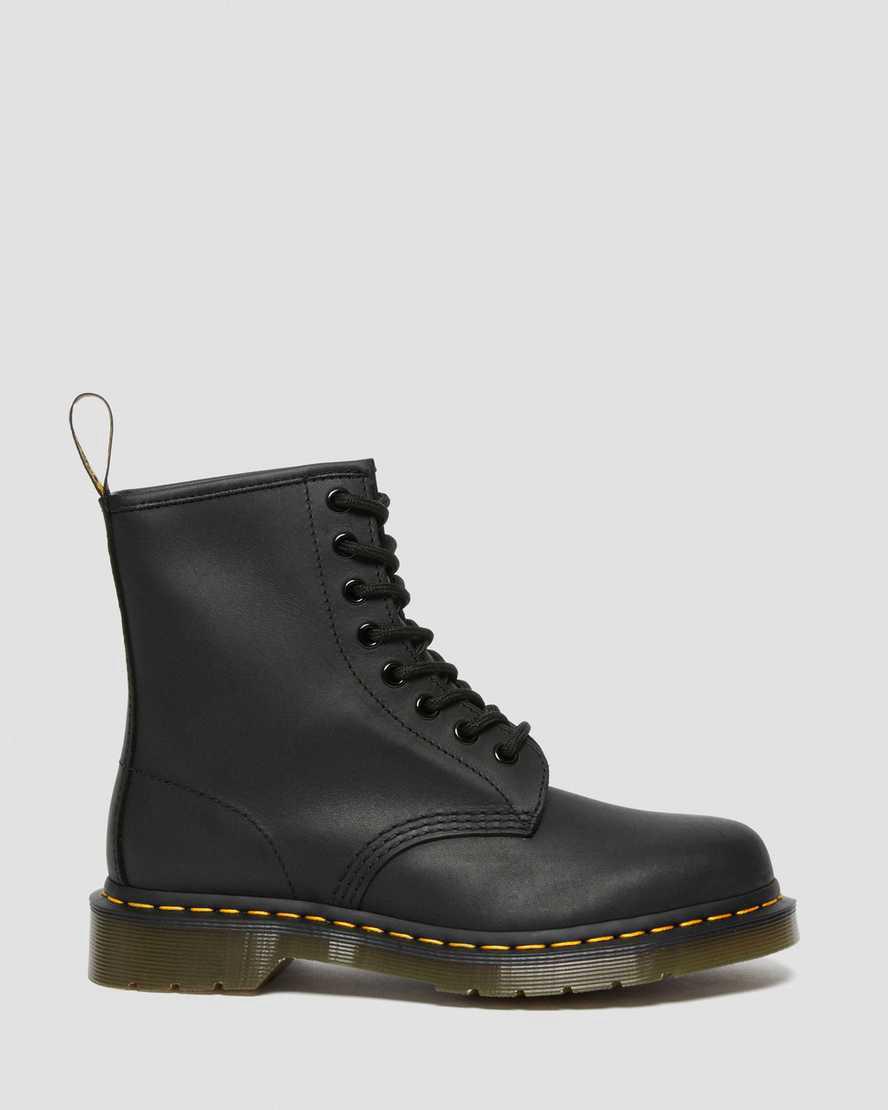 Dr Martens 1460 Greasy Deri Kadın Bağcıklı Bot Siyah  Türkiye |  93486-RGMJ