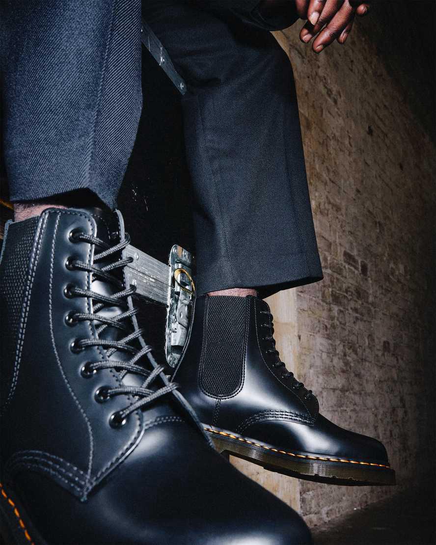 Dr Martens 1460 Harper Smooth Deri Kadın Bağcıklı Bot Siyah  Türkiye |  12380-ZXWY