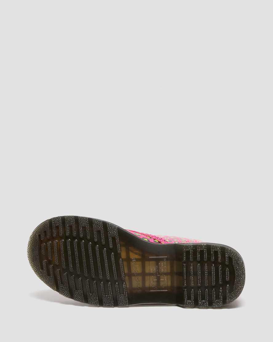 Dr Martens 1460 Leopard Smooth Deri Dantel Up Kadın Bilek Boy Bot Pembe  Türkiye |  96130-WKRT