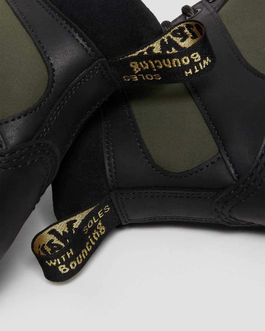 Dr Martens 1460 Made in England Yastıklı Panel Erkek Bağcıklı Bot Black/Olive Dockyard / Ventile / Eh  Türkiye |  75629-ADJQ