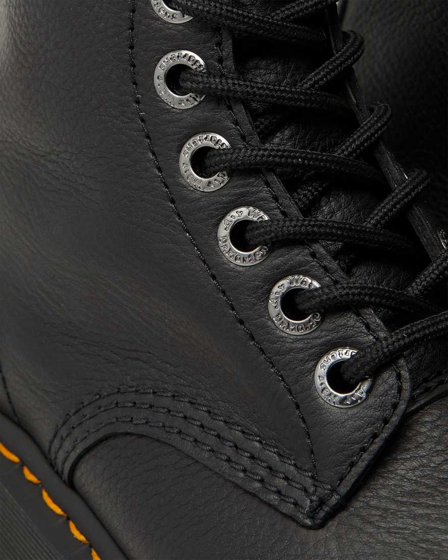 Dr Martens 1460 Pascal Max Deri Kadın Kalın Taban Bot Siyah  Türkiye |  26431-PZDJ