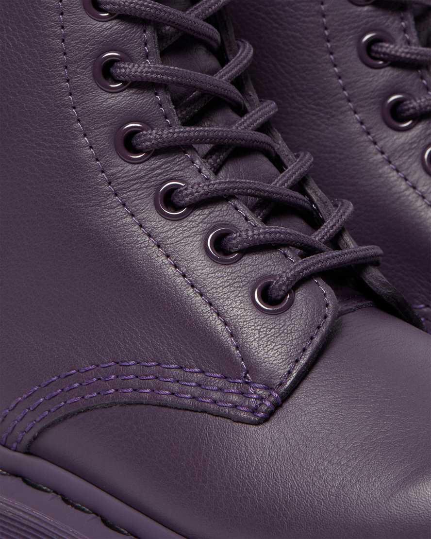 Dr Martens 1460 Pascal Mono Dantel Up Kadın Bilek Boy Bot Blackcurrant  Türkiye |  46517-UERG
