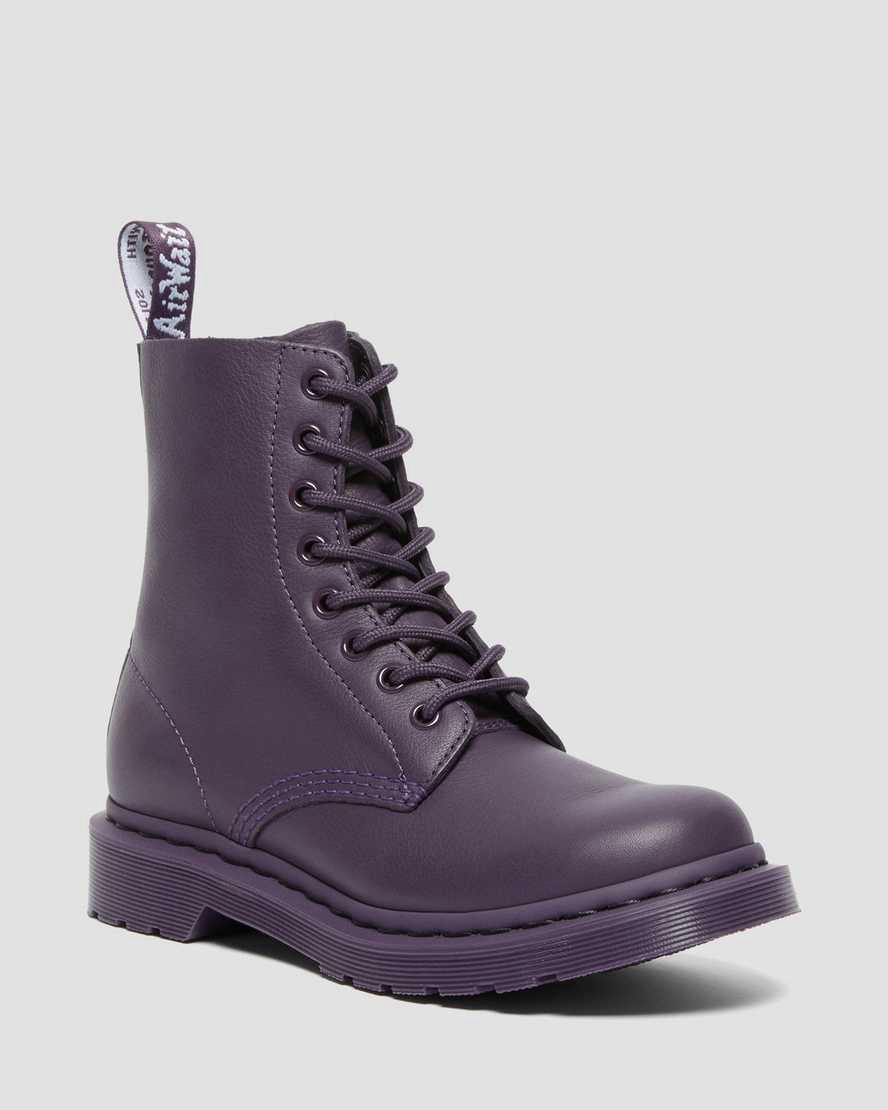 Dr Martens 1460 Pascal Mono Dantel Up Kadın Bilek Boy Bot Blackcurrant  Türkiye |  46517-UERG