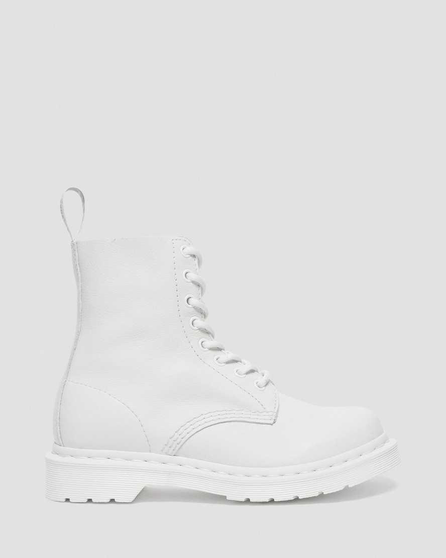 Dr Martens 1460 Pascal Mono Kadın Bağcıklı Bot Beyaz  Türkiye |  43891-VJID