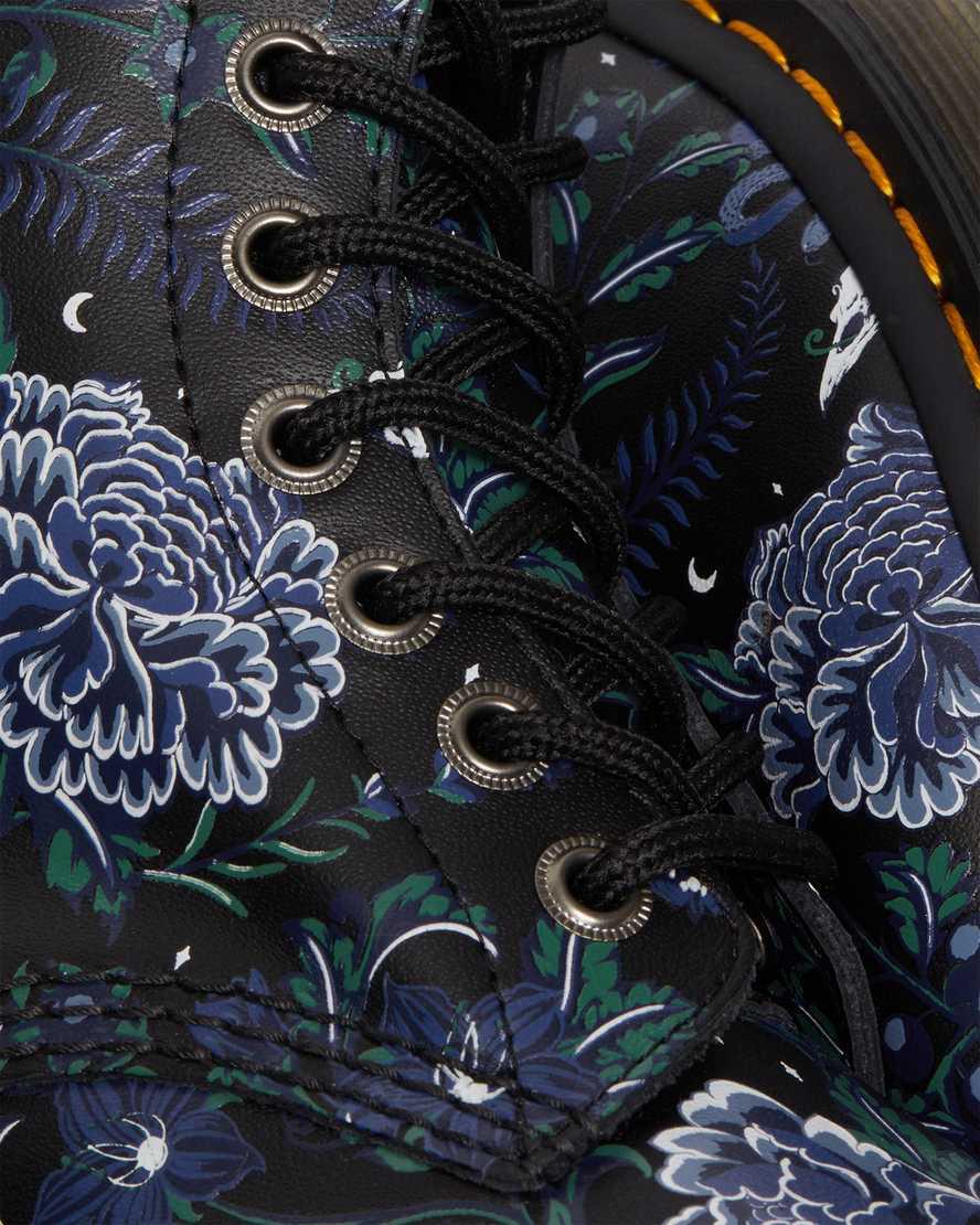 Dr Martens 1460 Pascal Mystic Floral Kadın Bağcıklı Bot Siyah  Türkiye |  92830-EGHT