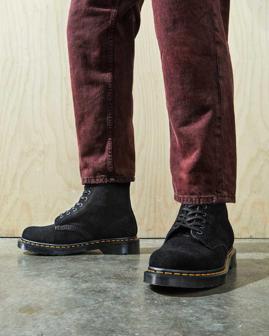 Dr Martens 1460 Pascal Süet Dantel Up Kadın Bilek Boy Bot Siyah  Türkiye |  06952-OGZS